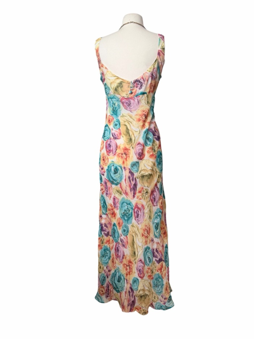 NOSTALGIA VINTAGE RARE FLORAL MAXI DRESS. - Picture 4 of 5